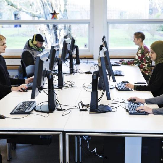 Netværkstedet på Roskilde Bibliotek. Foto: Ty Stange