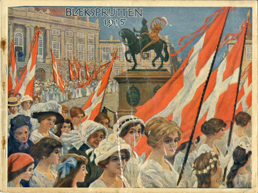 Blæksprutten 1915, forside