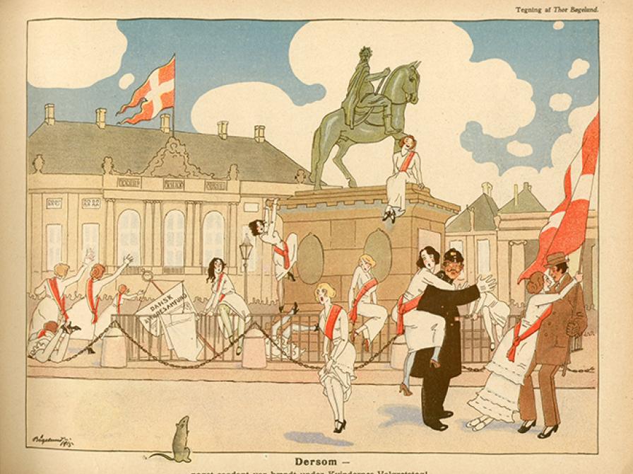 Svikmøllen 1915, Tegning: Thor Bøgelund